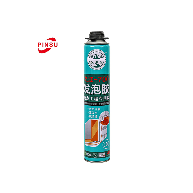 PINSU-PU Foam Sealant Memperluas Aerosol Adhesi Tinggi Untuk Celah