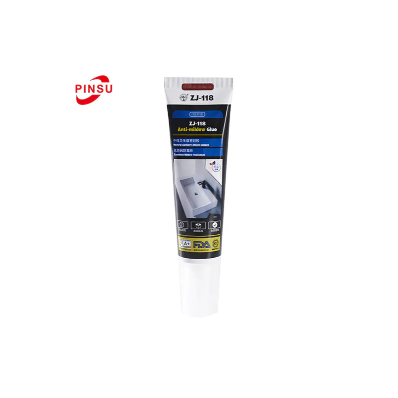 ZJ-118 Silicone Sealant Anti Jamur untuk Kamar Mandi/Dapur/Konstruksi