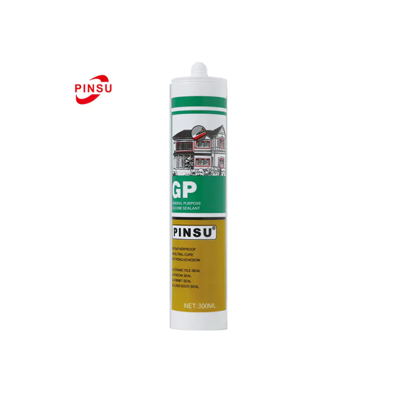 Sealant Silikon Netral PINUS-GP Tahan Cuaca untuk Kaca & Logam