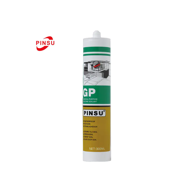 PINSU-GP Acetic Silicone Sealant untuk Penyegelan Kaca & Jendela