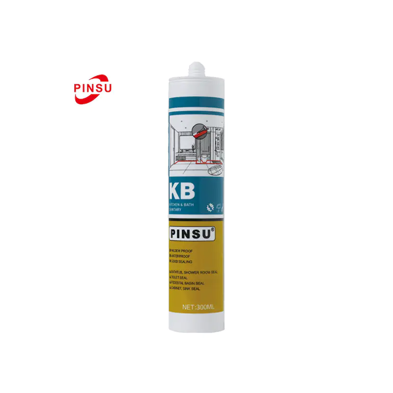 PINSU-KB Sealant Kaca Silikon Netral Anti Jamur Tahan Cuaca