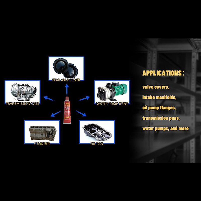 PINSU - Segel Gasket Silikon Tahan Suhu Tinggi RTV Merah/Hitam/Abu-abu - Sealant Tahan Air Kelas Otomotif/Industri PINSU - Segel Gasket Silikon Tahan Suhu Tinggi RTV Merah/Hitam/Abu-abu - Sealant Tahan Air Kelas Otomotif/Industri